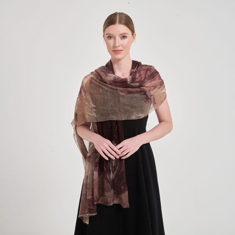 Malia Featherlight Cashmere Scarf Wrap - Image 3