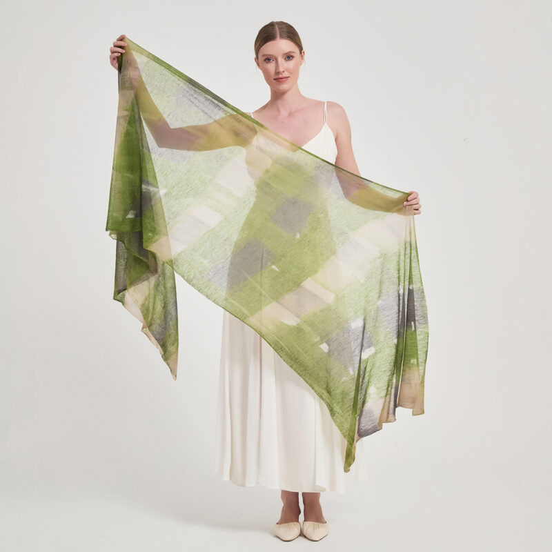 Nevaeh Featherlight Cashmere Scarf Wrap - Image 2
