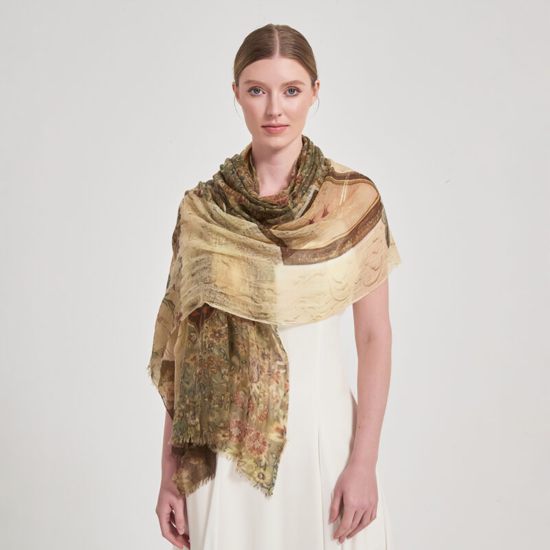 Valeria Featherlight Cashmere Scarf Wrap - Image 3