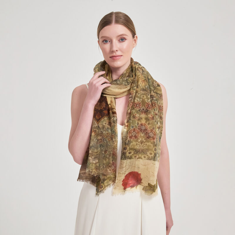 Valeria Featherlight Cashmere Scarf Wrap - Image 4