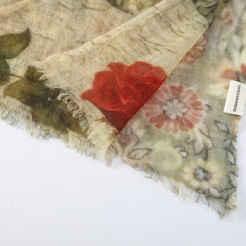 Valeria Featherlight Cashmere Scarf Wrap - Image 7