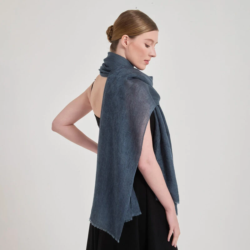 Bianca Featherlight Cashmere Scarf Wrap - Image 4