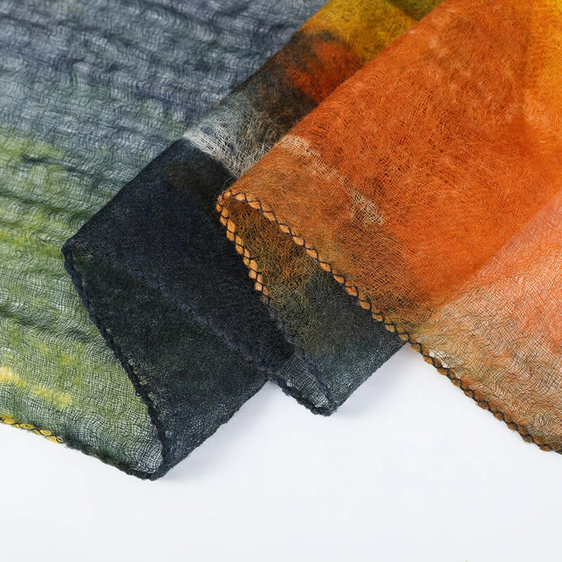 Fia Square Featherlight Cashmere Scarf - Image 6