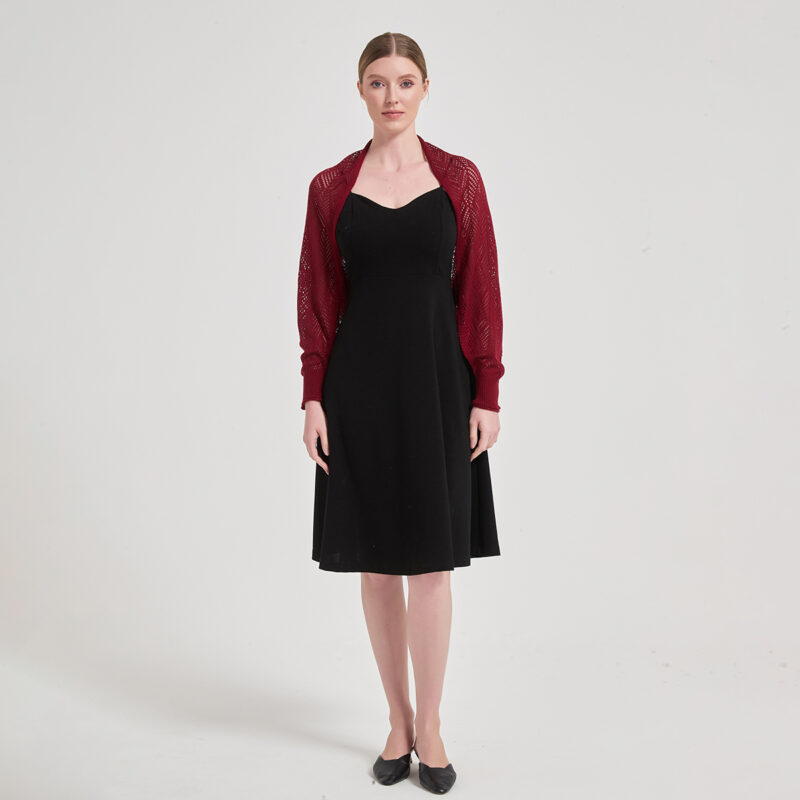 Imma Cashmere Silk Open Cardigan - Image 2