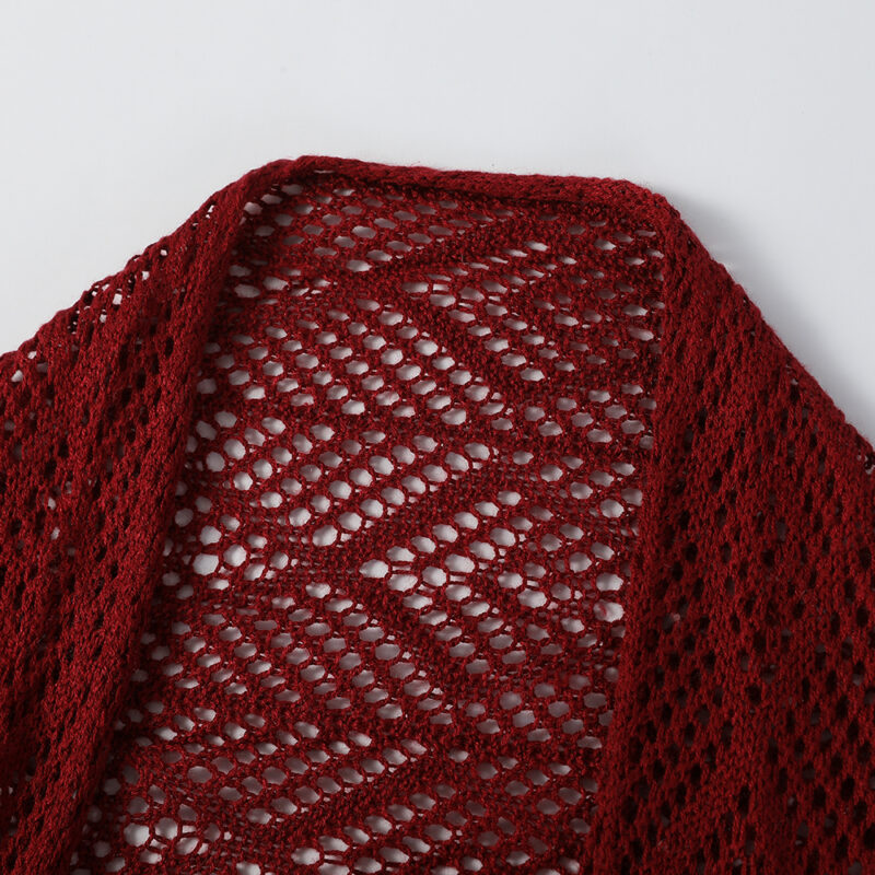 Imma Cashmere Silk Open Cardigan - Image 5