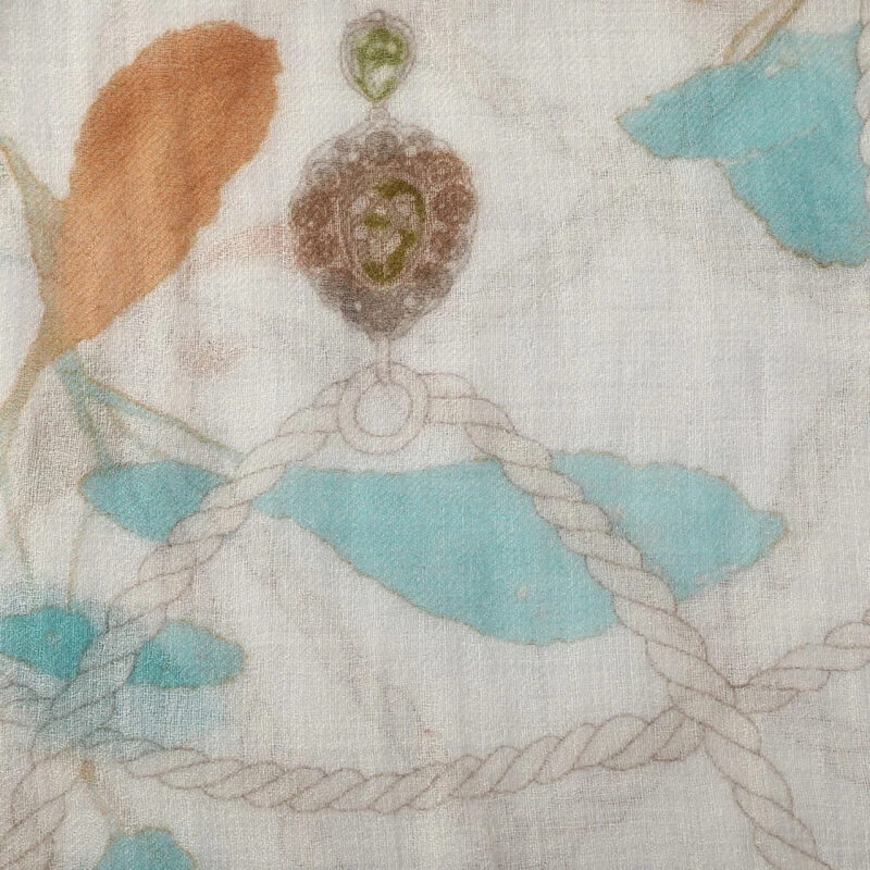Sciarpa avvolgente in cashmere Aalia Featherlight - Marrone - immagine 5