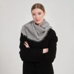 Noa Cloudlight Cashmere Scarf - Grey